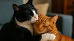 De kramas inte utan anledning: Hur du kan se om dina katter verkligen är vänner